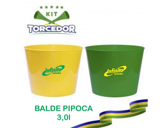 Balde de Pipoca 3,0litro Modelo INF 0004D