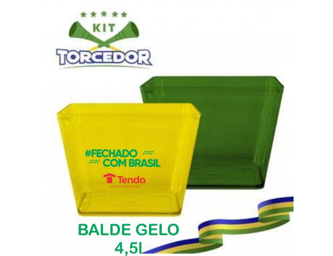 Balde de Pipoca ou Gelo 4,5 litro Modelo INF 0005E