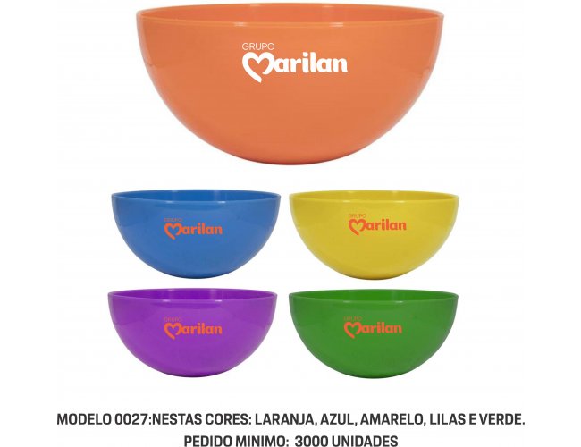 Bowl para petiscos Modelo INF 0027