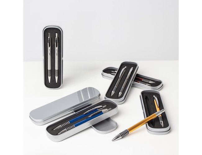 Conjunto Caneta e Lapiseira Metal Modelo INF 08094
