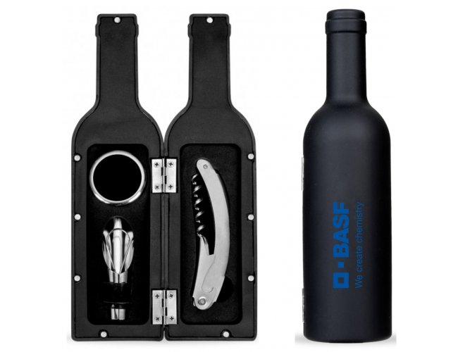 Kit Vinho 3 peas formato garrafa - INF 11871