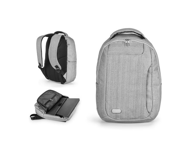 Mochila para notebook at 14'' em polister 600D Modelo INF 52627