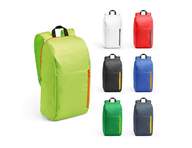 Mochila. 600D. Bolso exterior frontal com zper Modelo INF 92635