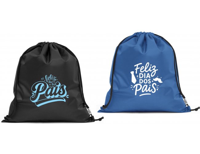 Sacola tipo mochila ecol�gica em rPET Modelo INF 92931