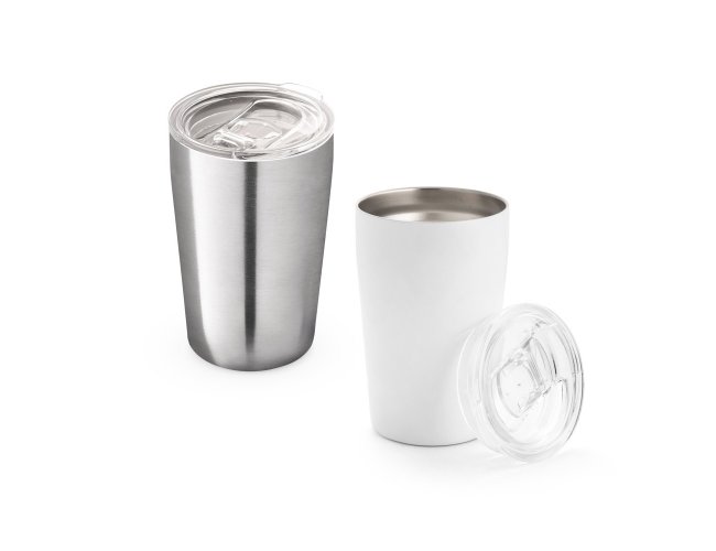 Copo de viagem em ao inox 380ml Modelo INF 94242