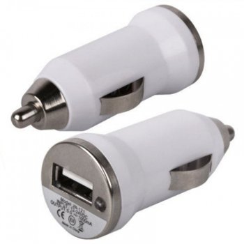 Adaptador USB para carro - Modelo INF 13235  Branco