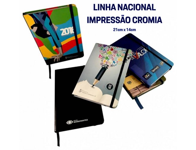 Caderno tipo Moleskine  Modelo INF 3635