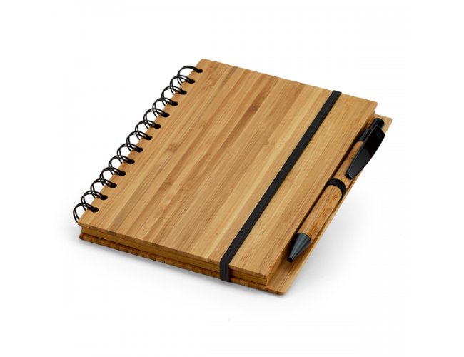 Caderno de Bambu - Modelo INF 93485    18 x 13,5cm