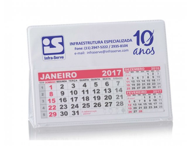 Calendrio de Mesa  - Modelo INF 12657