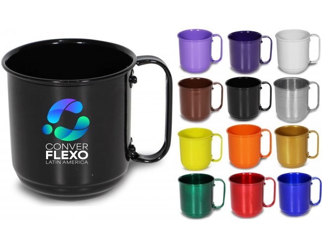 Caneca de Alumnio 500ml - Modelo INF 18505