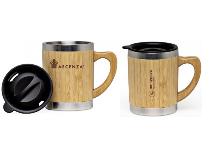 Caneca de Bambu 300ml Modelo INF 3099