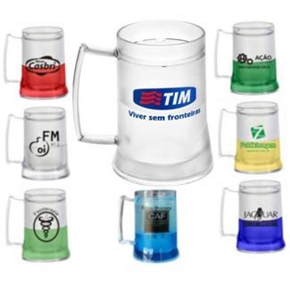 CANECA DE CHOPP COM GEL - INF 1323  400ml