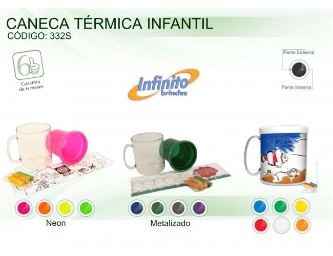 CANECA TÉRMICA INFANTIL (300 ml) - INF 0332