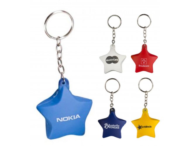 CHAVEIRO ANTI STRESS ESTRELA - INF C1004