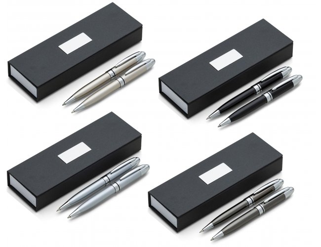 Conjunto Caneta e Lapiseira Metal Modelo INF 180PAR