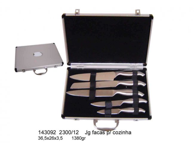 Jogo de Facas para Cozinha - Modelo INF 143092