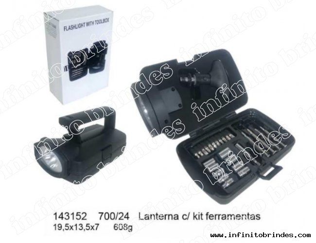 Kit Lanternas e ferramentas - Modelo INF 143152