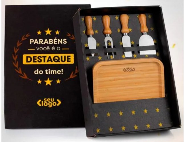 Kit Para Petisco e Queijo - 5 Ps Modelo INF 90246