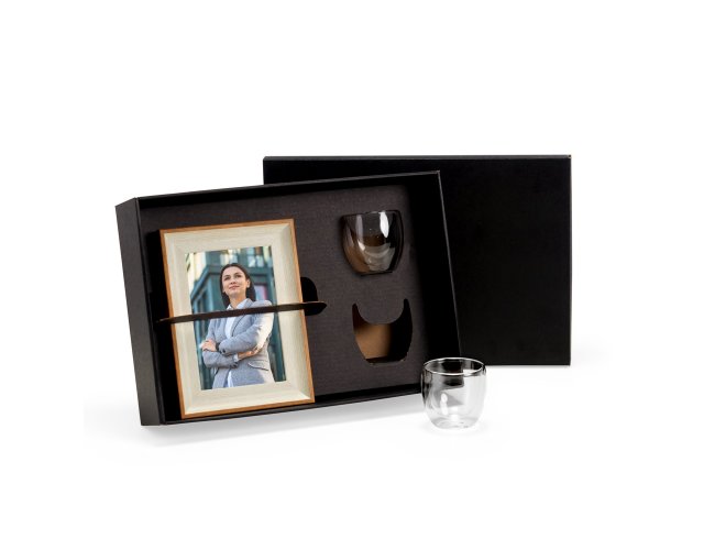 Kit Porta Retrato E Copos Modelo INF 90501