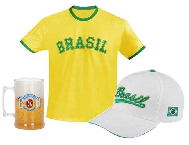 KIT CAMISETA, BON E CANECA - INF CM1006