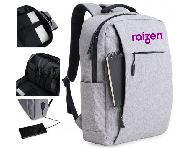 Mochila de Nylon USB 21L Modelo INF 1320C