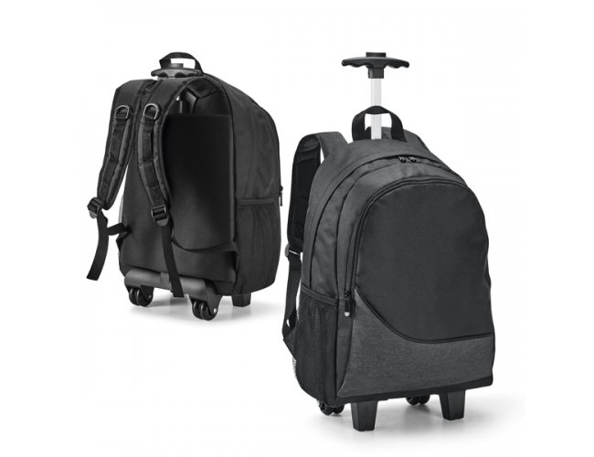 Mochila trolley para notebook. 300D. Com 2 rodas duplas - Modelo INF 92183   15,6"