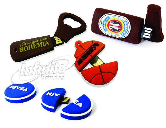 Pen drive Emborrachado - Modelo INF 10110