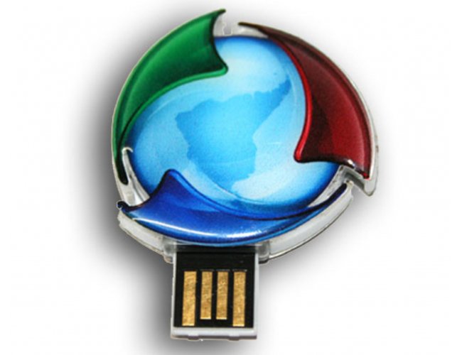 pen drive estilizado - modelo INF 10101 - record tv