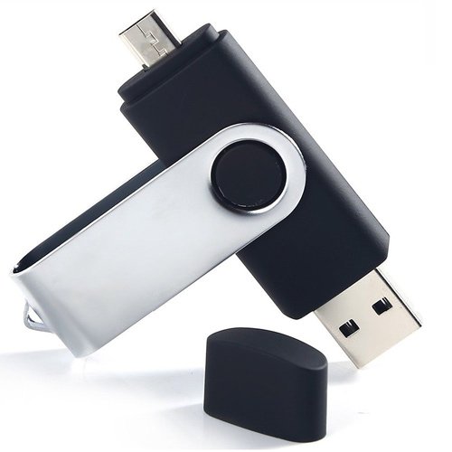 Pen drive Giratrio com Micro USB - Modelo INF F128P