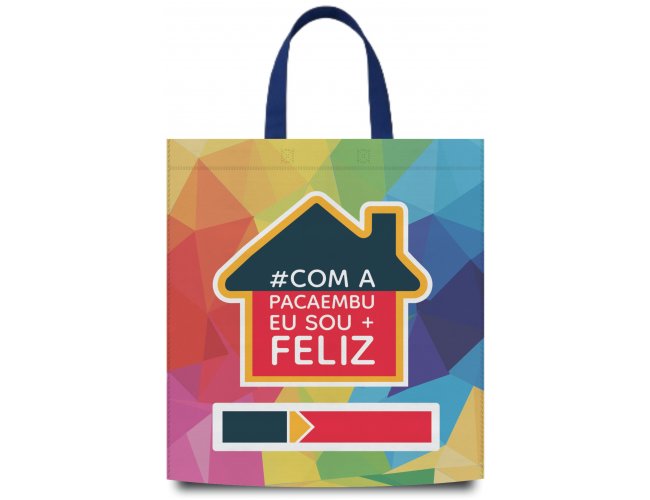 Sacola TNT Metalizada Modelo INF 18252