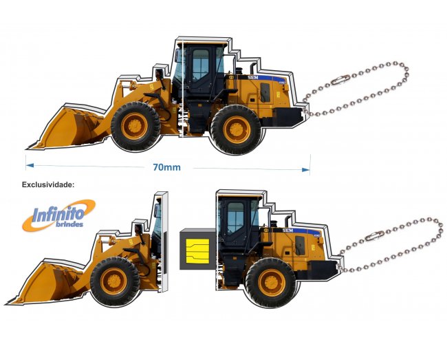 PEN DRIVE ESTILIZADO Modelo INF 10101 Trator